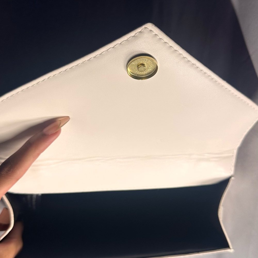 Elegant White Clutch Bag